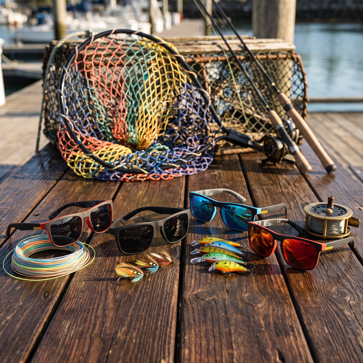 Vintage Polarized Sunglasses – UV400 Driving & Fishing Eyewear