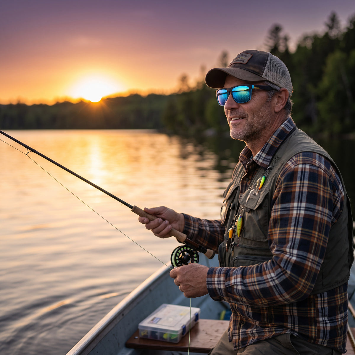 Vintage Polarized Sunglasses – UV400 Driving & Fishing Eyewear